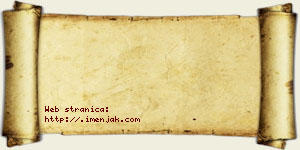 Tomanija Stamenković vizit kartica